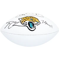 Trevor Lawrence & Brian Thomas Jr. Jacksonville Jaguars Autographed Franklin White Panel Football
