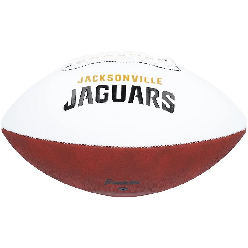Trevor Lawrence & Brian Thomas Jr. Jacksonville Jaguars Autographed Franklin White Panel Football