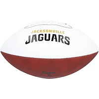 Trevor Lawrence & Brian Thomas Jr. Jacksonville Jaguars Autographed Franklin White Panel Football