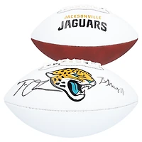 Trevor Lawrence & Brian Thomas Jr. Jacksonville Jaguars Autographed Franklin White Panel Football