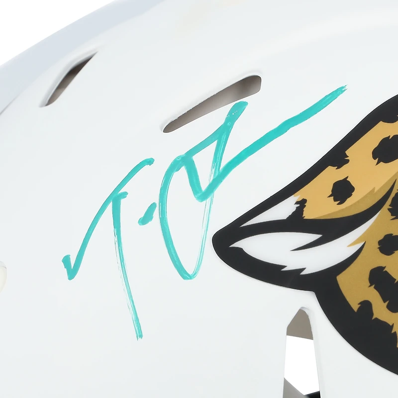 Trevor Lawrence & Brian Thomas Jr. Jacksonville Jaguars Autographed Riddell 2024 Alternate Speed Authentic Helmet