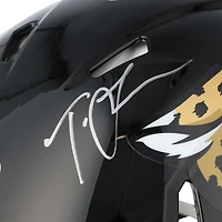 Casque Riddell Speed ​​authentique autographié par Trevor Lawrence et Brian Thomas Jr. des Jacksonville Jaguars