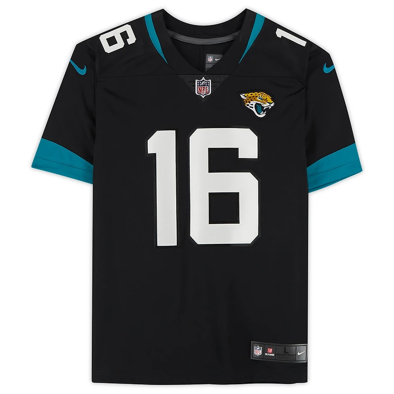 Maillot Nike Limited dédicacé par Trevor Lawrence Black Jacksonville Jaguars avec l'inscription « 2021 #1 Pick »