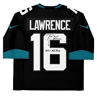 Maillot Nike Limited dédicacé par Trevor Lawrence Black Jacksonville Jaguars avec l'inscription « 2021 #1 Pick »