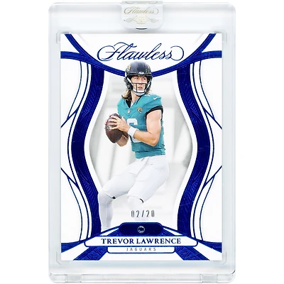 Trevor Lawrence Jacksonville Jaguars 2025 Panini Flawless Sapphire Jewel Relic #26 #2/20 Card