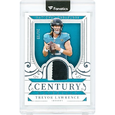 Trevor Lawrence Jacksonville Jaguars 2025 Panini National Treasures Dual-Color Relic #CM-TLE #34/99 Card