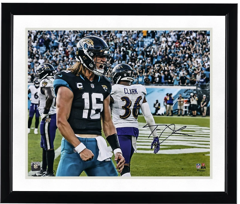 Trevor Lawrence Jacksonville Jaguars Autographed 16" x 20" Scream Photograph
