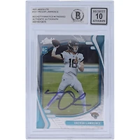Carte de recrue Panini Absolute #101 autographiée 2021 par Trevor Lawrence Jacksonville Jaguars Beckett Fanatics Witnessed Authenticated 10 Rookie