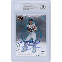 Carte de recrue authentifiée signée Trevor Lawrence Jacksonville Jaguars 2021 Panini Chronicles Dynagon #D-1 Beckett Fanatics