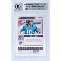 Carte de recrue autographiée 2021 Panini Chronicles Luminance #201 Beckett Fanatics Witnessed Authenticated 10 Rookie par Trevor Lawrence Jacksonville Jaguars