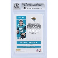 Carte de recrue 10 authentifiée signée Trevor Lawrence Jacksonville Jaguars Panini Chronicles #47 Beckett Fanatics