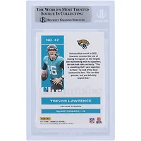 Trevor Lawrence Jacksonville Jaguars Autographed 2021 Panini Chronicles #47 Beckett Fanatics Witnessed Authenticated Rookie Card
