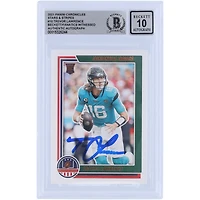 Trevor Lawrence Jacksonville Jaguars Autographed 2021 Panini Chronicles Stars & Stripes #STS-TLR Beckett Fanatics Witnessed Authenticated 10 Rookie Card