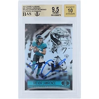 Carte de recrue autographiée 2021 Panini Illusions #59 Beckett Fanatics Witnessed Authenticated 9.5/10 Rookie par Trevor Lawrence Jacksonville Jaguars