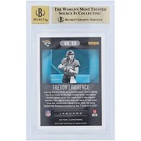 Carte de recrue autographiée 2021 Panini Illusions #59 Beckett Fanatics Witnessed Authenticated 9.5/10 Rookie par Trevor Lawrence Jacksonville Jaguars