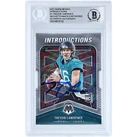 Carte de recrue authentifiée autographiée par Trevor Lawrence Jacksonville Jaguars Panini Mosaic 2021 #I-1 Beckett Fanatics
