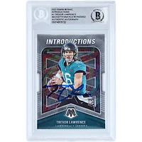 Carte de recrue authentifiée autographiée par Trevor Lawrence Jacksonville Jaguars Panini Mosaic 2021 #I-1 Beckett Fanatics