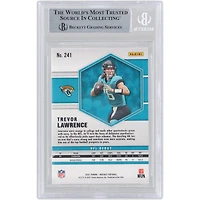 Trevor Lawrence Jacksonville Jaguars Autographié 2021 Panini Mosaic NFL Debut #241 Beckett Fanatics Witnessed Rookie Card Authentifié