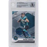 Trevor Lawrence Jacksonville Jaguars Autographié 2021 Panini Mosaic NFL Debut #241 Beckett Fanatics Witnessed Rookie Card Authentifié