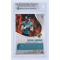 Carte de recrue autographiée de Trevor Lawrence (Jaguars de Jacksonville) Panini Phoenix Heat Wave n° 13, édition 2021, certifiée par Beckett Fanatics Witnessed