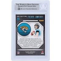 Trevor Lawrence Jacksonville Jaguars Autographié Panini Playbook 2021 Prochaine étape #NXT-TRL Beckett Fanatics a vu une carte de recrue authentifiée