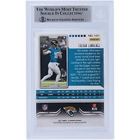 Carte de recrue authentifiée autographiée par Trevor Lawrence Jacksonville Jaguars 2021 Panini Playbook #101 Beckett Fanatics