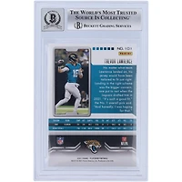 Trevor Lawrence Jacksonville Jaguars Autographed 2021 Panini Playbook Purple #101 Beckett Fanatics Witnessed Authenticated 10 Rookie Card