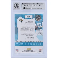 Carte de recrue Panini Playoff 2021 autographiée par Trevor Lawrence Jacksonville Jaguars #201 Beckett Fanatics a été témoin d'une authentification 10