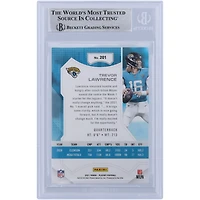 Trevor Lawrence Jacksonville Jaguars a autographié la carte de recrue authentifiée Panini Playoff 2021 #201 Beckett Fanatics avec l'inscription « 2021 #1 Pick »
