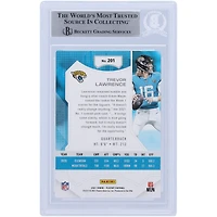 Trevor Lawrence Jacksonville Jaguars Autographed 2021 Panini Playoff #201 Beckett Fanatics Witnessed Authenticated Rookie Card