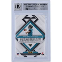 Carte de recrue Panini Prizm 1 Emergent #E-1 2021 autographiée par Trevor Lawrence Jacksonville Jaguars Beckett Fanatics Witnessed Authenticated 10 Rookie