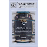 Carte de recrue Panini Select Concourse #43 2021 autographiée par Trevor Lawrence Jacksonville Jaguars Beckett Fanatics