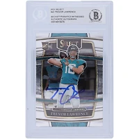 Carte de recrue authentifiée autographiée par Trevor Lawrence Jacksonville Jaguars 2021 Panini Select Concourse #43 Beckett Fanatics