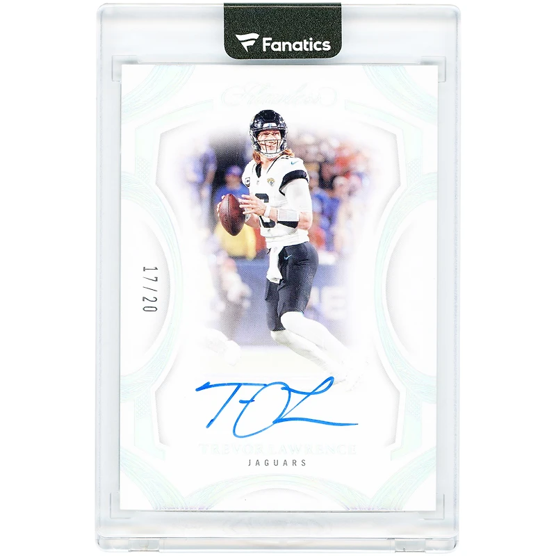 Trevor Lawrence Jacksonville Jaguars Autographed 2025 Panini Flawless #FF-TLE #17/20 Card