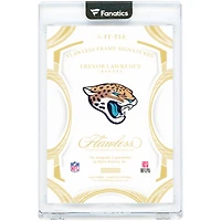Trevor Lawrence Jacksonville Jaguars Autographed 2025 Panini Flawless #FF-TLE #17/20 Card