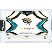 Carte autographiée de Trevor Lawrence (Jaguars de Jacksonville) 2025 Panini Select Blue Signature Memorabilia Prizm Jersey Relic #SME-TLE #102/149