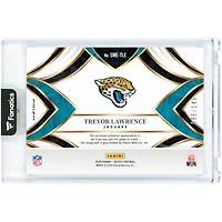 Trevor Lawrence Jacksonville Jaguars Autographed 2025 Panini Select Relic Blue Prizm #SME-TLE #99/149 Card