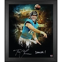 Photographie encadrée autographiée de 20" x 24" de Trevor Lawrence Jacksonville Jaguars avec l'inscription "Duuuval!" - Édition limitée à 16 exemplaires