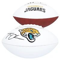 Ballon de football blanc Franklin autographié par Trevor Lawrence des Jaguars de Jacksonville
