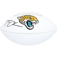 Ballon de football blanc Franklin autographié par Trevor Lawrence des Jaguars de Jacksonville
