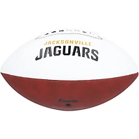 Ballon de football blanc Franklin autographié par Trevor Lawrence des Jaguars de Jacksonville