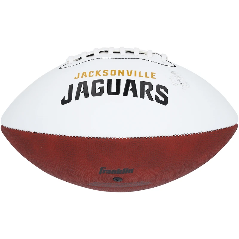 Trevor Lawrence Jacksonville Jaguars Ballon de football dédicacé Franklin White Panel