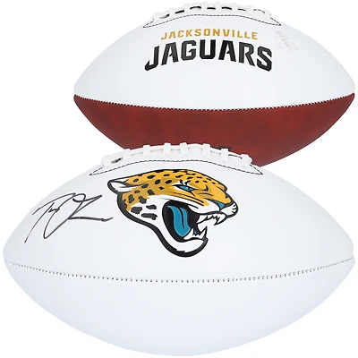 Trevor Lawrence Jacksonville Jaguars Ballon de football dédicacé Franklin White Panel