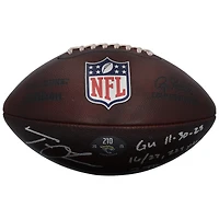 Trevor Lawrence Jacksonville Jaguars Autographed Game-Used Football vs. Tennessee Titans on November 30, 2025 with Multiple Inscriptions - #210