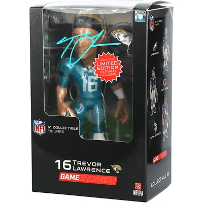 Figurine autographiée de Trevor Lawrence, joueur des Jaguars de Jacksonville, série GameChangers 4, 15 cm