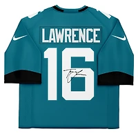 Trevor Lawrence Jacksonville Jaguars Autographed Nike Teal Elite Jersey