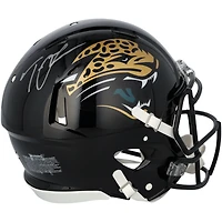 Casque authentique Riddell 1995-2012, dédicacé par Trevor Lawrence, Jacksonville Jaguars