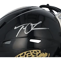 Casque Riddell rétro Speed ​​Mini autographié par Trevor Lawrence des Jaguars de Jacksonville (1995-2012)