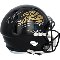 Casque réplique de vitesse rétro autographié par Trevor Lawrence des Jaguars de Jacksonville Riddell 1995-2012