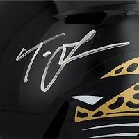 Casque réplique de vitesse rétro autographié par Trevor Lawrence des Jaguars de Jacksonville Riddell 1995-2012
